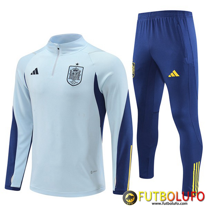 Chandal Equipos De Futbol España Azul Claro 2022/2023