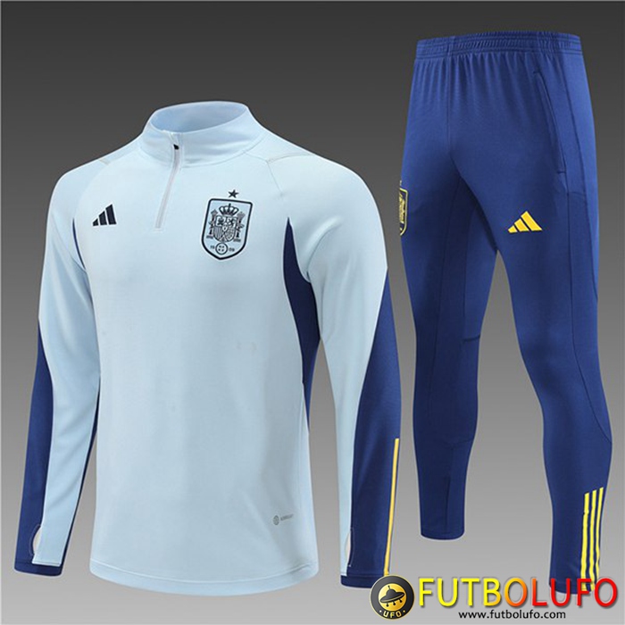 Chandal Equipos De Futbol España Ninos Azul Claro 2022/2023