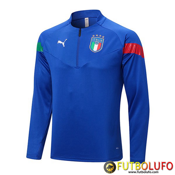 Sudadera De Entrenamiento Italia Azul 2022/2023