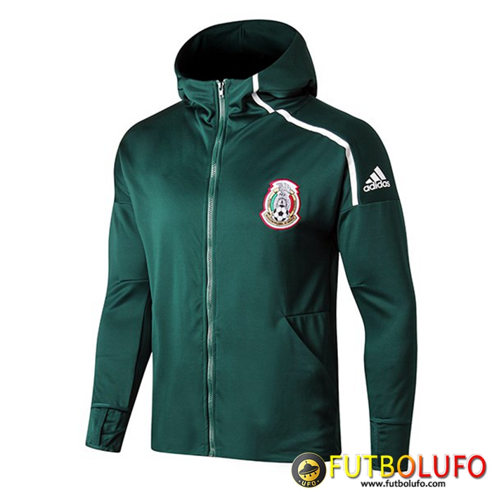 Chaqueta Con Capucha México Verde 2022/2023