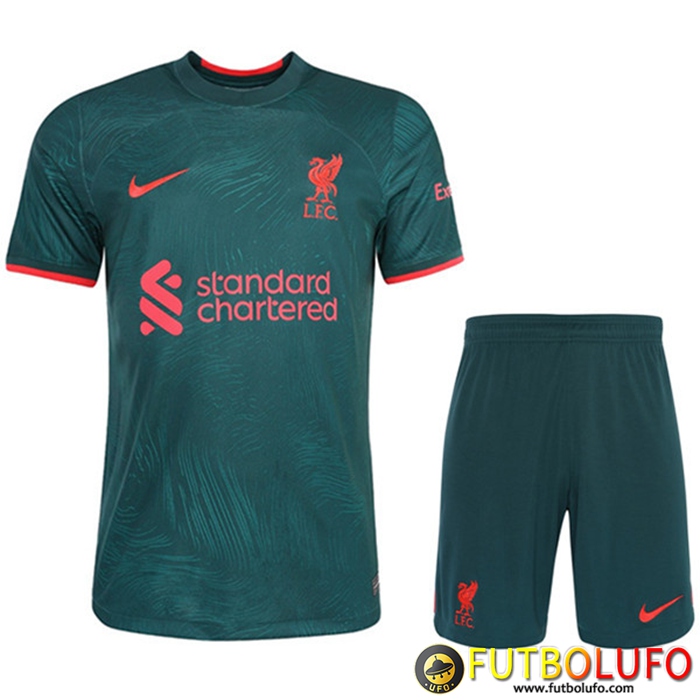 Nueva Camisetas De Futbol FC Liverpool Ninos Tercera 2022/2023