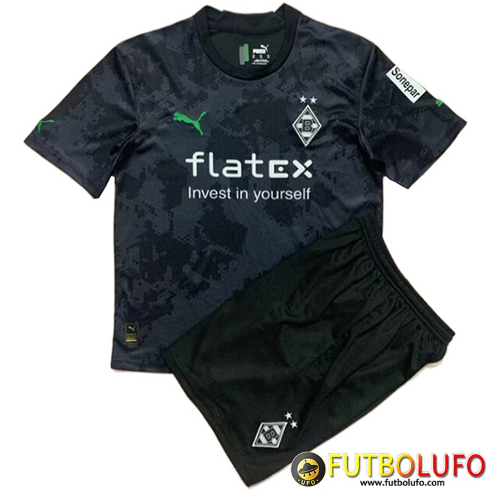 Nueva Camisetas De Futbol Mönchengladbach Ninos Segunda 2022/2023