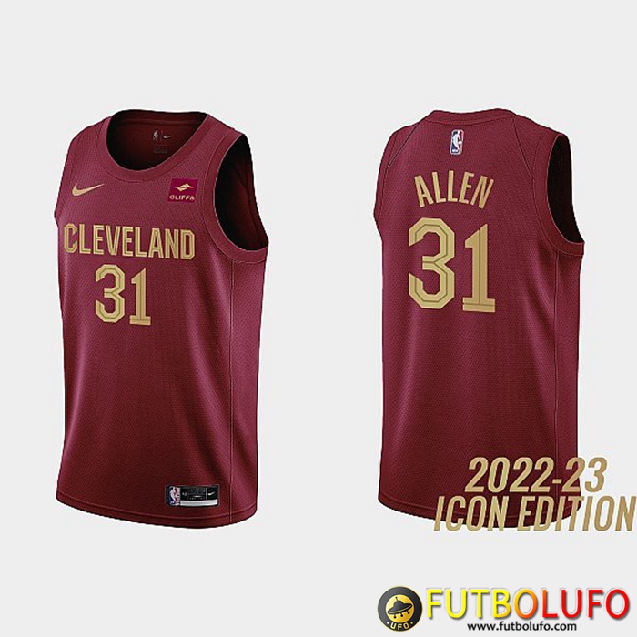 Camisetas Cleveland Cavaliers (ALLEN #31) 2022/23 Rojo Foncé