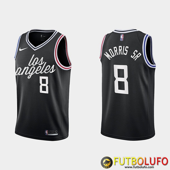 Camisetas Los Angeles Clippers (MORRIS SR #8) 2022/23 Negro