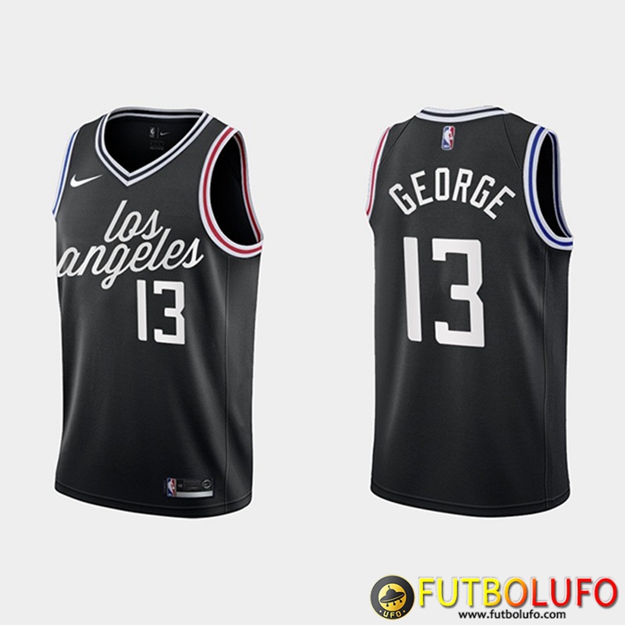 Camisetas Los Angeles Clippers (GEORGE #13) 2022/23 Negro