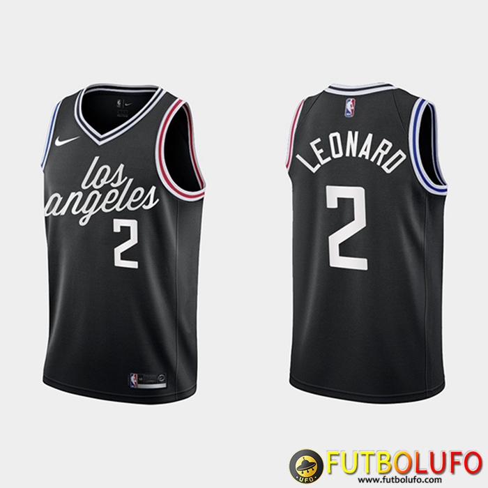 Camisetas Los Angeles Clippers (LEONARD #2) 2022/23 Negro