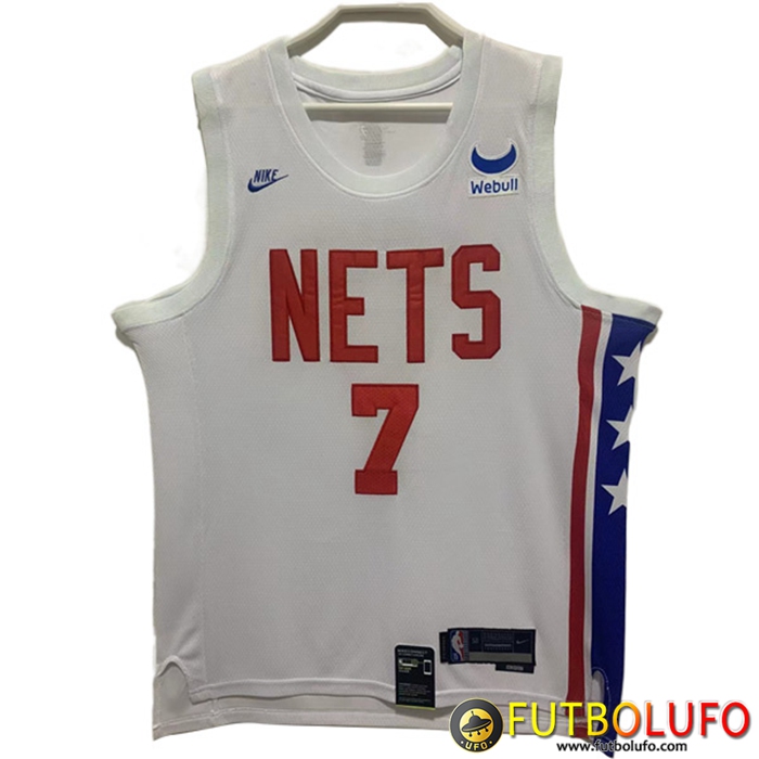Camisetas Brooklyn Nets (DURANT #7) 2022/23 Blanco