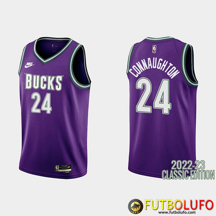 Camisetas Brooklyn Nets (CONNAUGHTON #24) 2022/23 Violeta