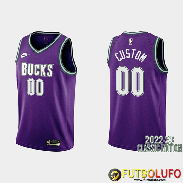 Camisetas Brooklyn Nets (CUSTOM #00) 2022/23 Violeta