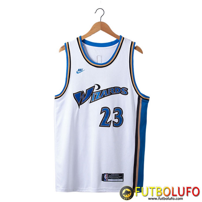 Camisetas Washington Wizards (JORDAN #23) 2022/23 Blanco