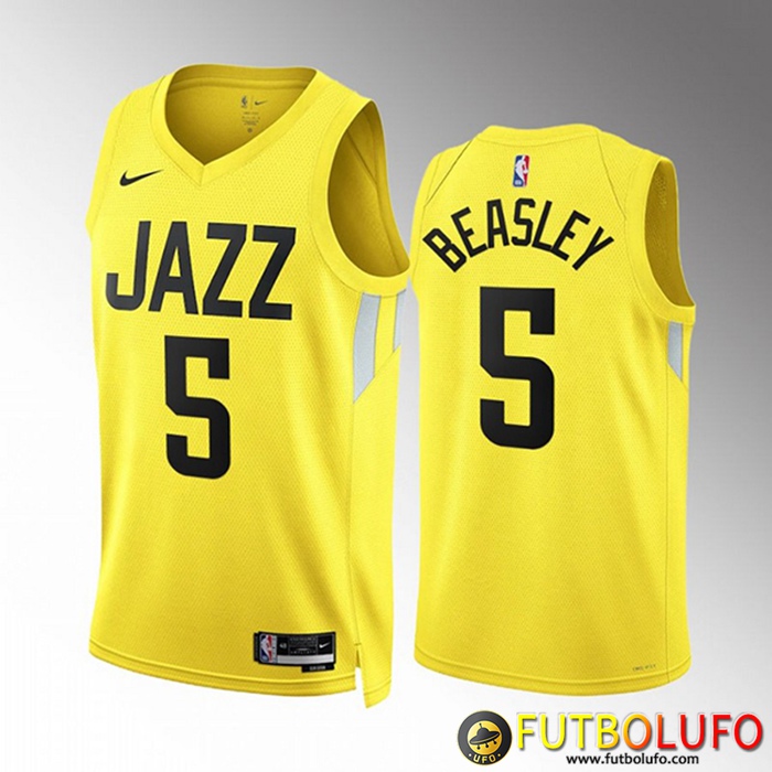 Camisetas Utah Jazz (BEASLEY #5) 2022/23 Amarillo