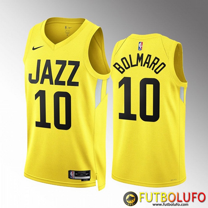 Camisetas Utah Jazz (BOLMARO #10) 2022/23 Amarillo