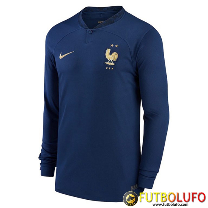 Nueva Camiseta Equipo Nacional Francia Primera Manga Larga 2022/2023