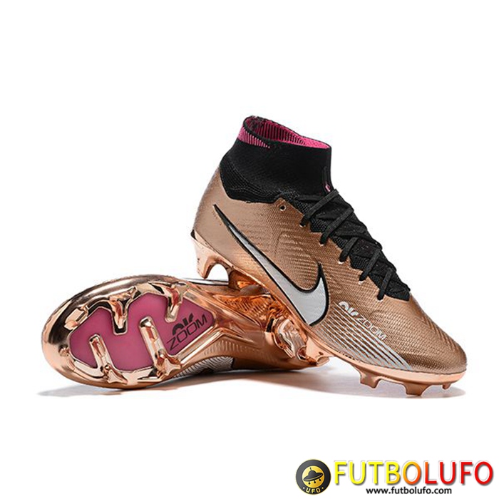 Nike Botas De Fútbol Air Zoom Mercurial Superfly IX Elite FG Dorado