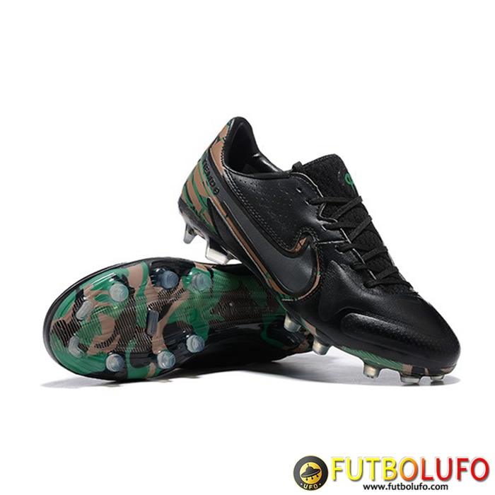 Nike Botas De Fútbol Tiempo Legend 9FG Negro