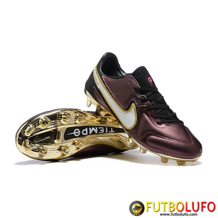 Nike Botas De Fútbol Tiempo Legend 9FG Marrón