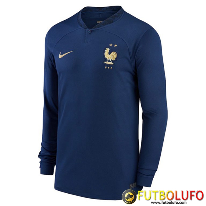 Nueva Camisetas De Futbol Francia Primera Manga Larga Copa Del Mundo 2022