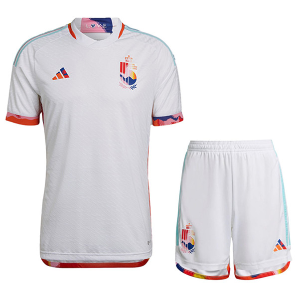 Ensemble Camisetas Bélgica Segunda + Cortos Copa Del Mundo 2022