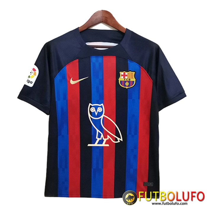 Nueva Camisetas De Futbol FC Barcelona Drake The Classic 2022/2023