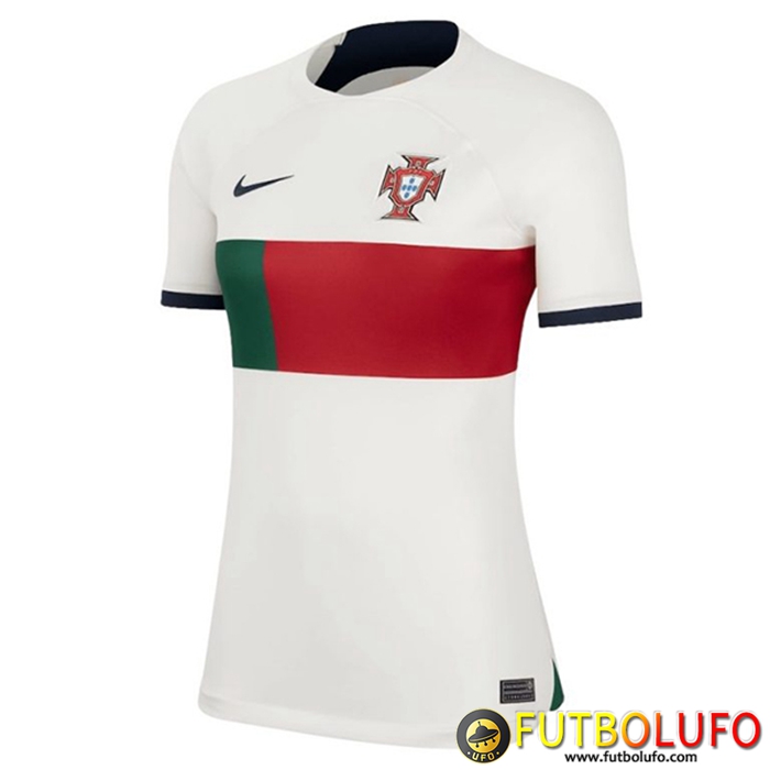 Camisetas De Futbol Portugal Mujer Segunda 2022/2023