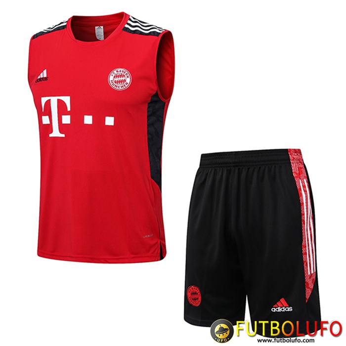 Camiseta Entrenamiento + Cortos Bayern Munich Rojo 2022/2023