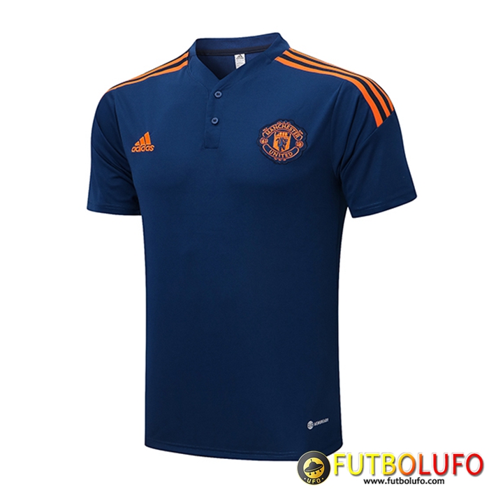 Camiseta Polo Manchester United Azul marino 2022/2023