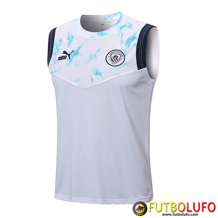 Chalecos De Futbol Manchester City Blanco 2022/2023