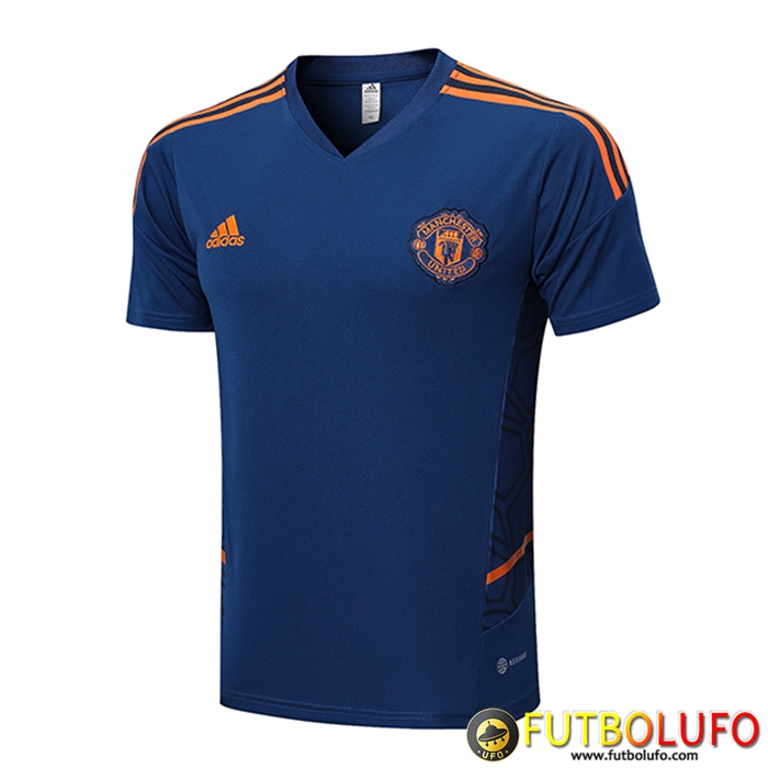 Camiseta Entrenamiento Manchester United Azul marino 2022/2023