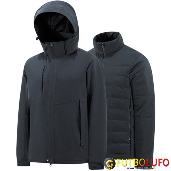 Chaqueta De Plumas de pato con capucha Mode Negro 2022
