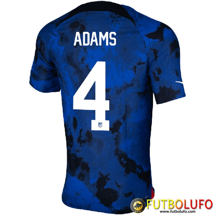Camiseta Equipo Nacional Estados Unidos (ADAMS #4) 2022/2023 Segunda
