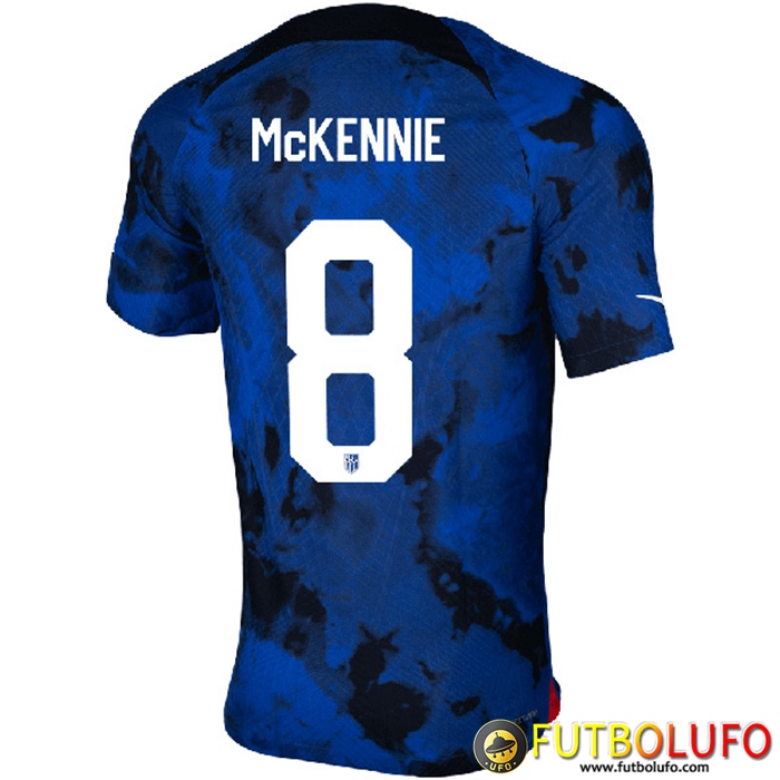 Camiseta Equipo Nacional Estados Unidos (McKENNIE #8) 2022/2023 Segunda