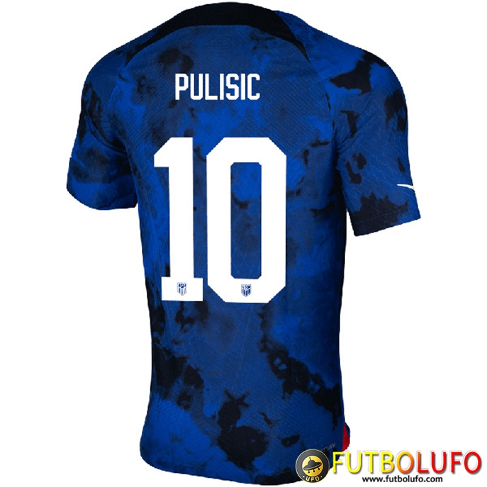 Camiseta Equipo Nacional Estados Unidos (PULISIC #10) 2022/2023 Segunda
