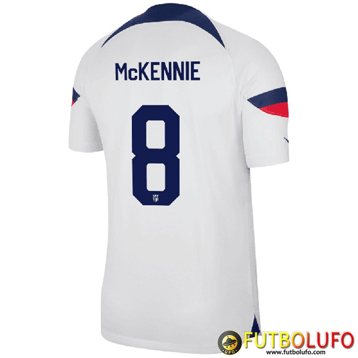 Camiseta Equipo Nacional Estados Unidos (McKENNIE #8) 2022/2023 Primera