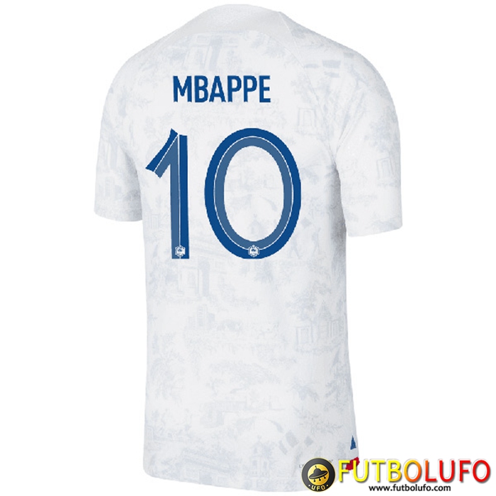 Camiseta Equipo Nacional Francia (MBAPPE #10) 2022/2023 Segunda