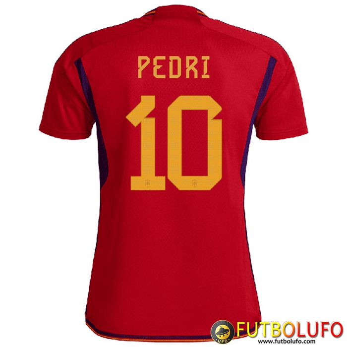Camiseta Equipo Nacional España (PEDRI #10) 2022/2023 Primera