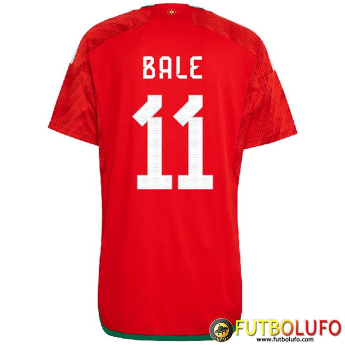 Camiseta Equipo Nacional Gales (BALE #11) 2022/2023 Primera