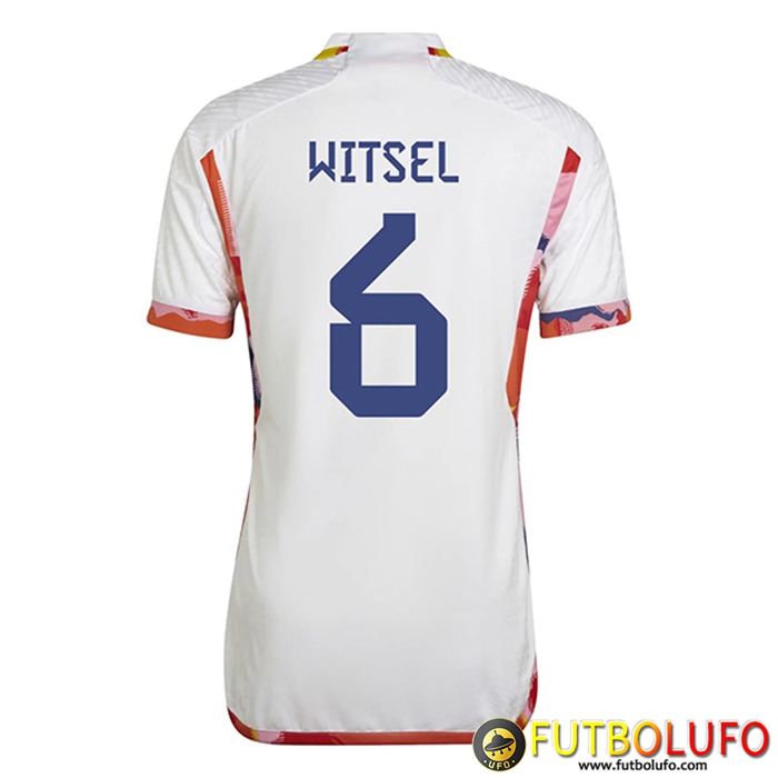 Camiseta Equipo Nacional Bélgica (WITSEL #6) 2022/2023 Segunda