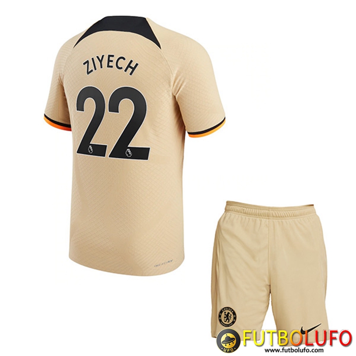 Camisetas De Futbol Chelsea (ZIYECH #22) Ninos Tercera 2022/2023