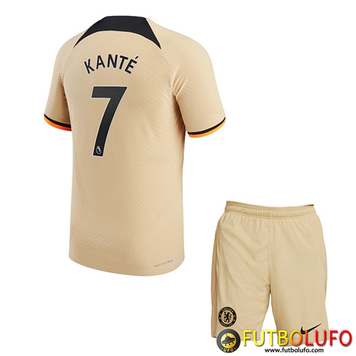 Camisetas De Futbol Chelsea (KANTÉ #7) Ninos Tercera 2022/2023
