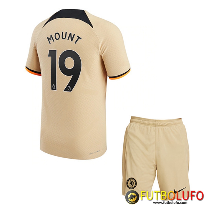 Camisetas De Futbol Chelsea (MOUNT #19) Ninos Tercera 2022/2023
