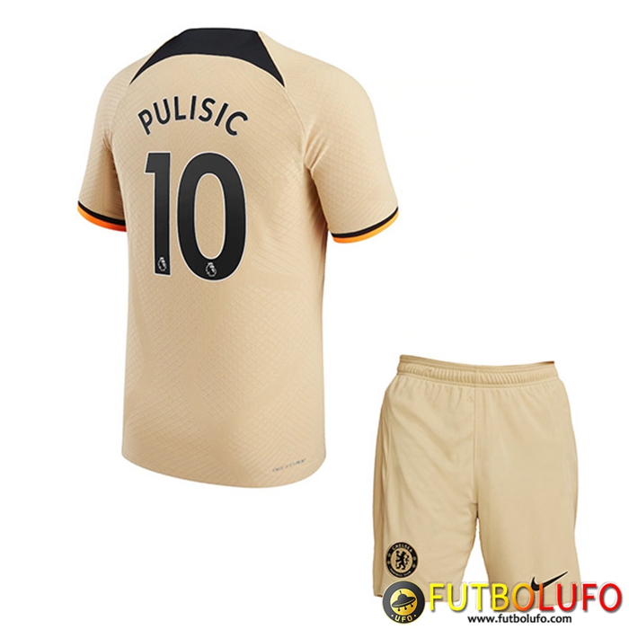 Camisetas De Futbol Chelsea (PULISIC #10) Ninos Tercera 2022/2023
