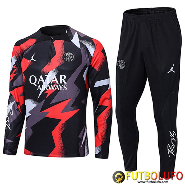 Chandal Equipos De Futbol Jordan PSG Rojo/Gris 2022/2023