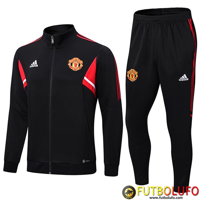 Chandal Equipos De Futbol Manchester United Negro 2022/2023