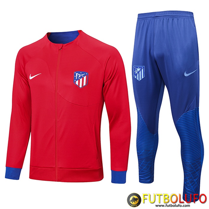 Chandal Equipos De Futbol - Chaqueta Atletico Madrid Rojo 2022/2023