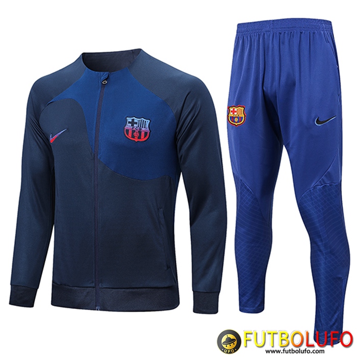 Chandal Equipos De Futbol - Chaqueta FC Barcelona Azul marino 2022/2023