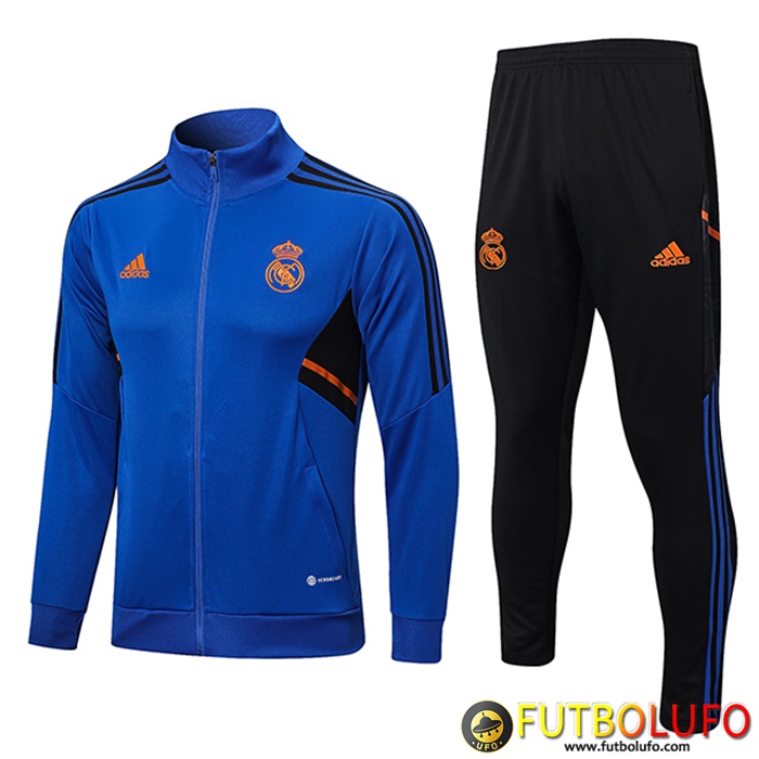 Chandal Equipos De Futbol - Chaqueta Real Madrid Azul 2022/2023