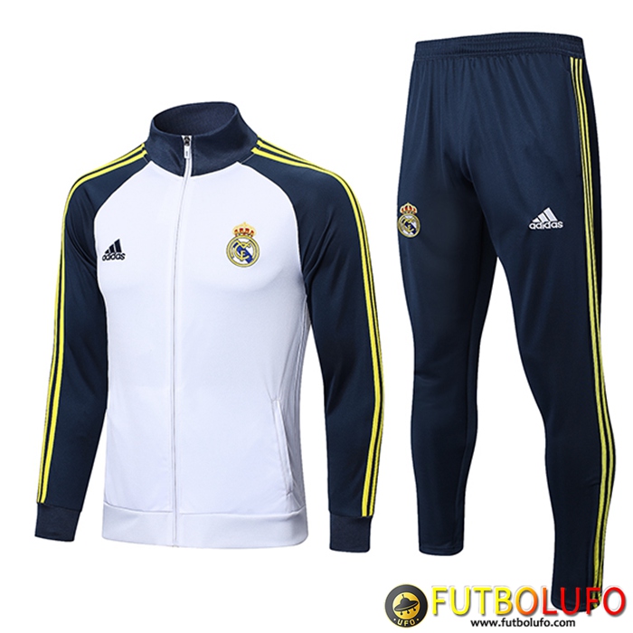 Chandal Equipos De Futbol - Chaqueta Real Madrid Blanco 2022/2023