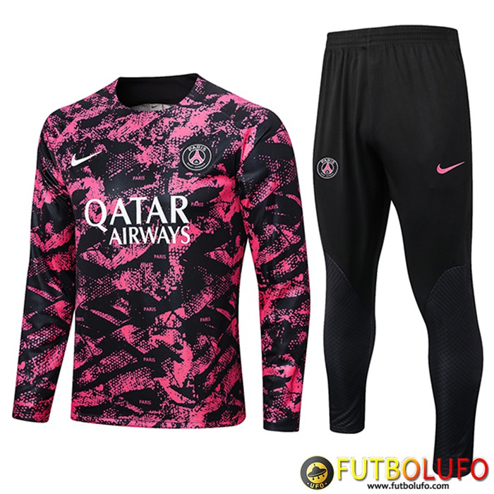 Chandal Equipos De Futbol PSG Negro/Rosa 2022/2023