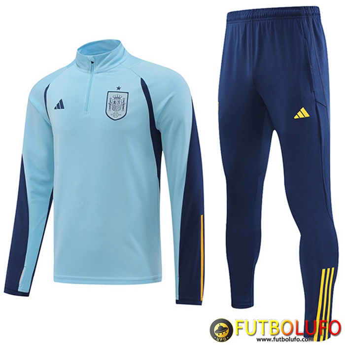 Chandal Equipos De Futbol España Azul Claro 2022/2023
