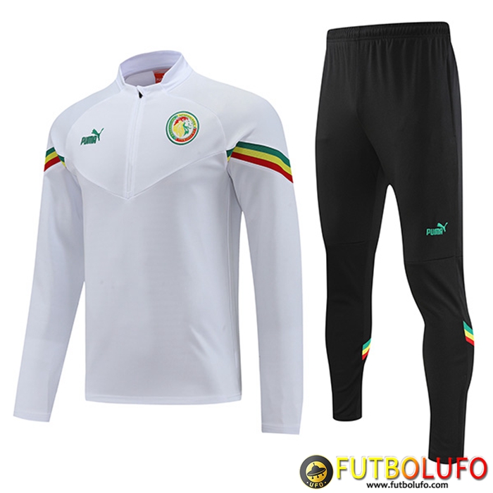 Chandal Equipos De Futbol Senegal Blanco 2022/2023
